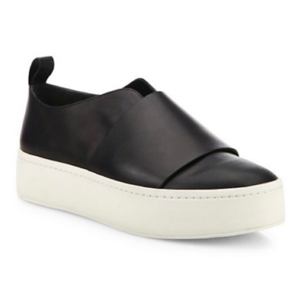 Vince Wallace Leather Platform Skate Sneaker